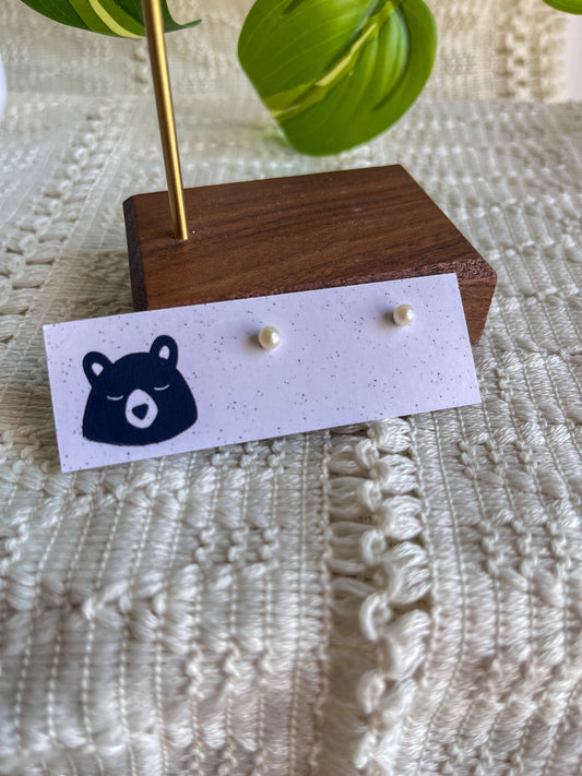 Pearl Sterling Silver Studs