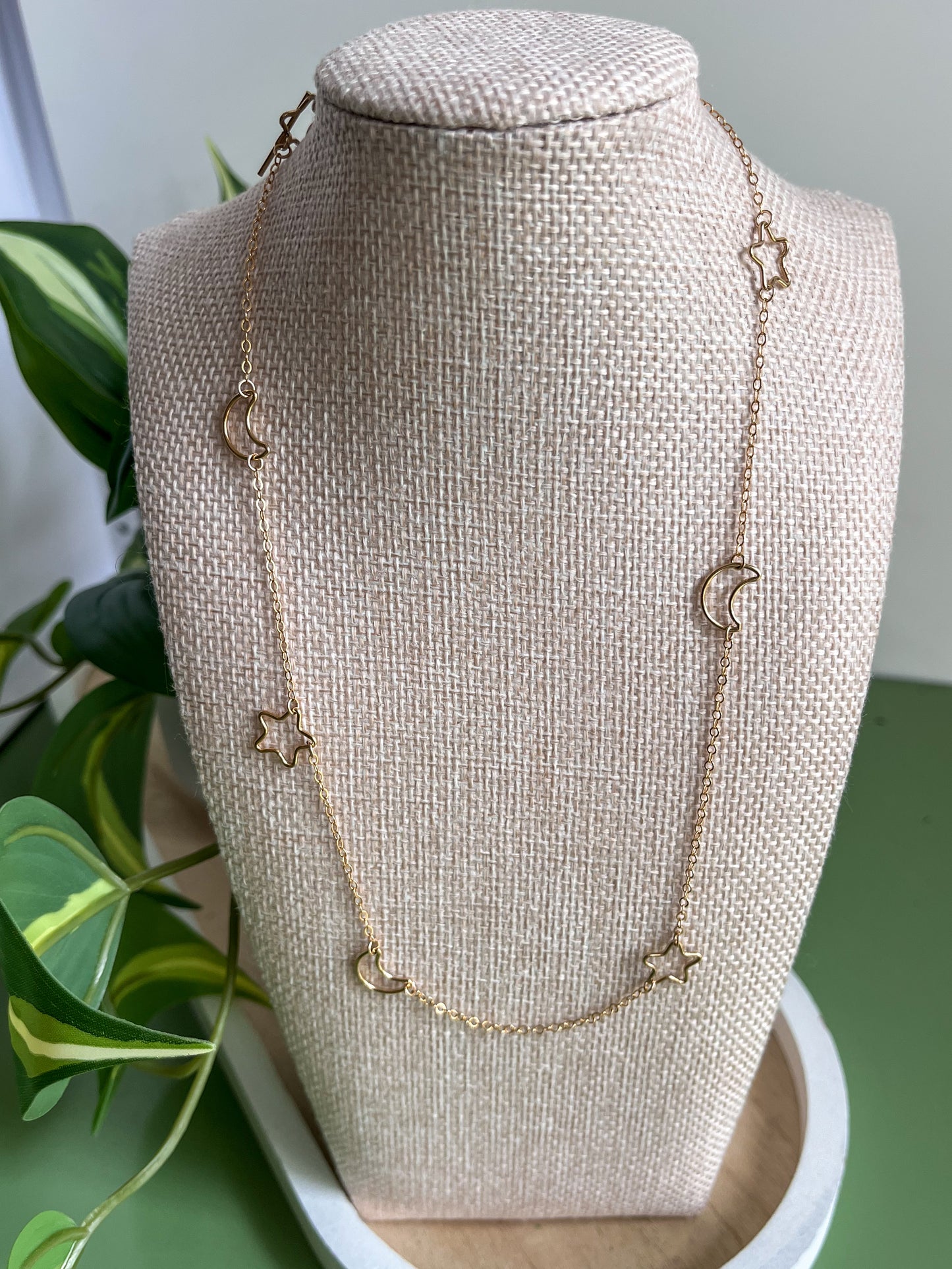 Star and Moon Necklace