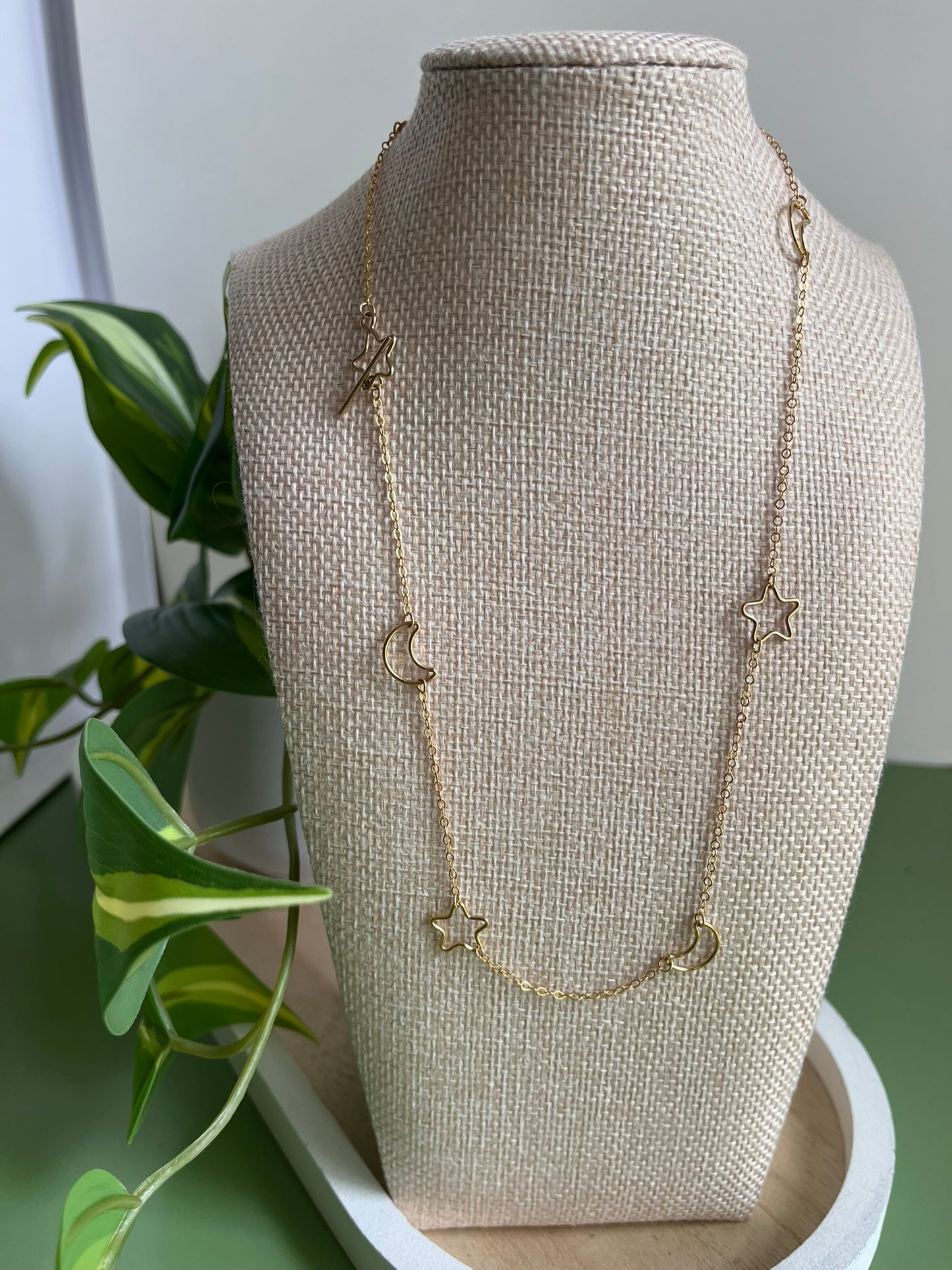 Star and Moon Necklace