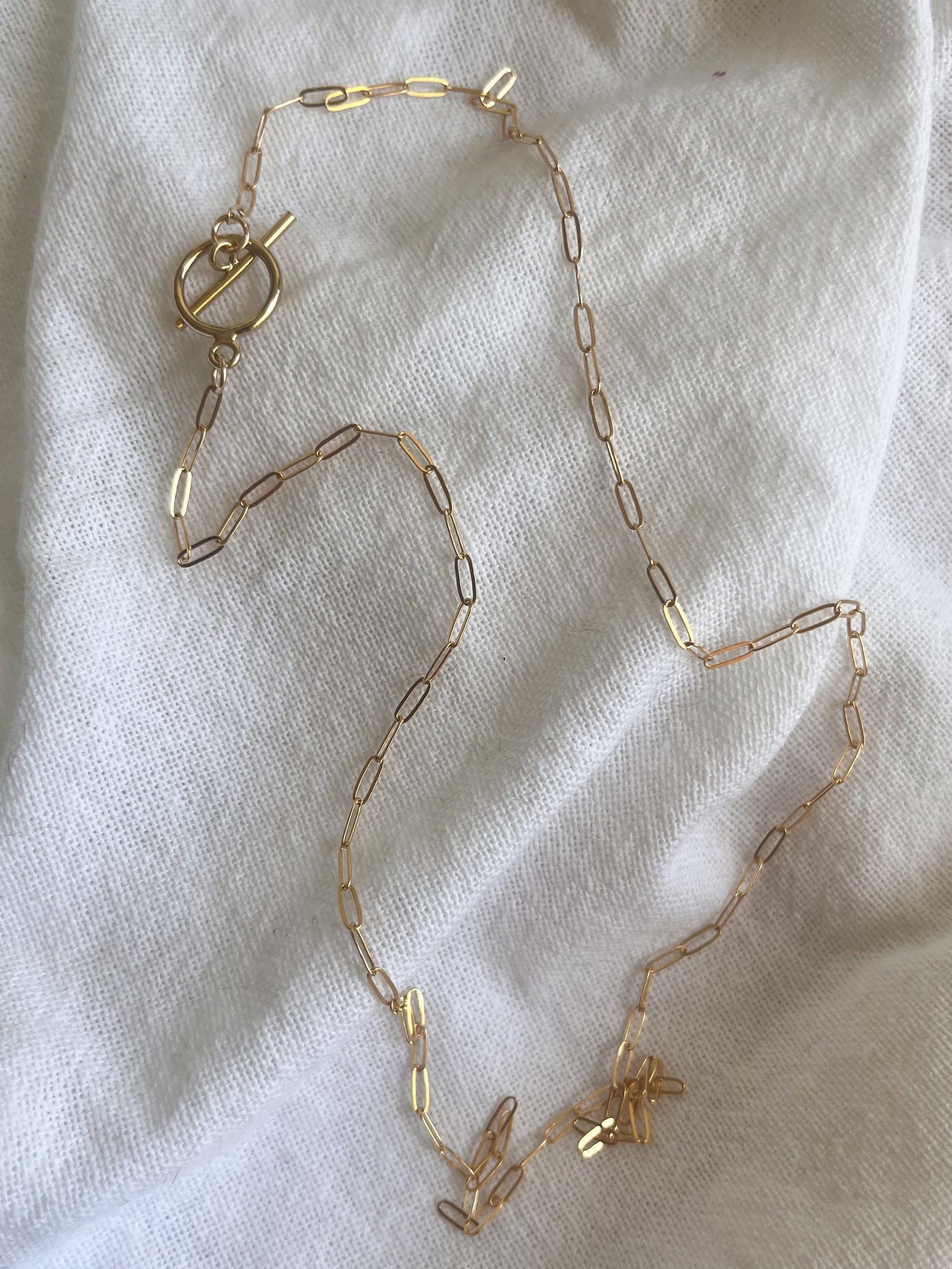 Tiny Paperclip chain