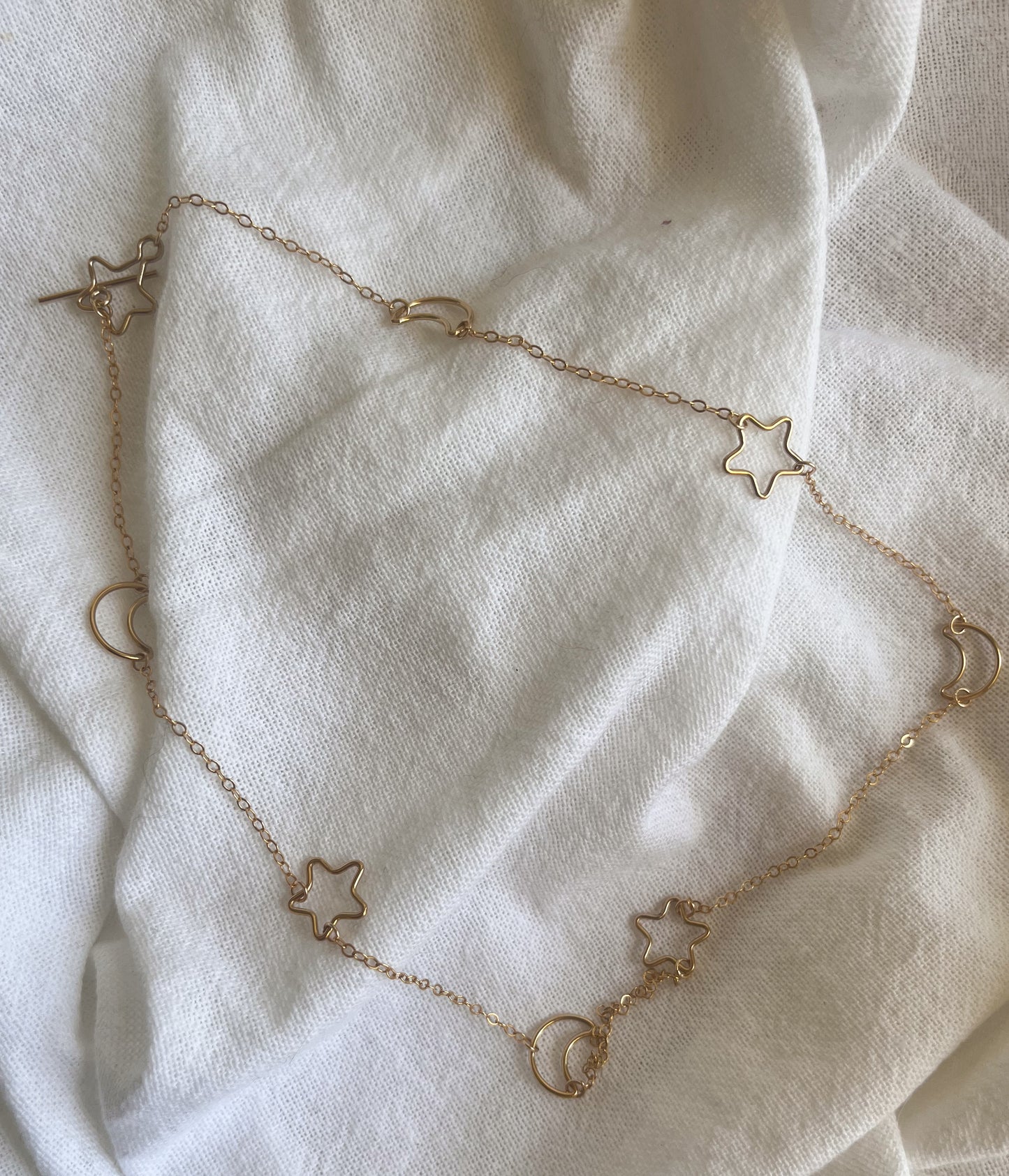 Star and Moon Necklace