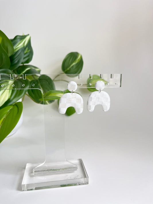 White Checkerboard Arch
