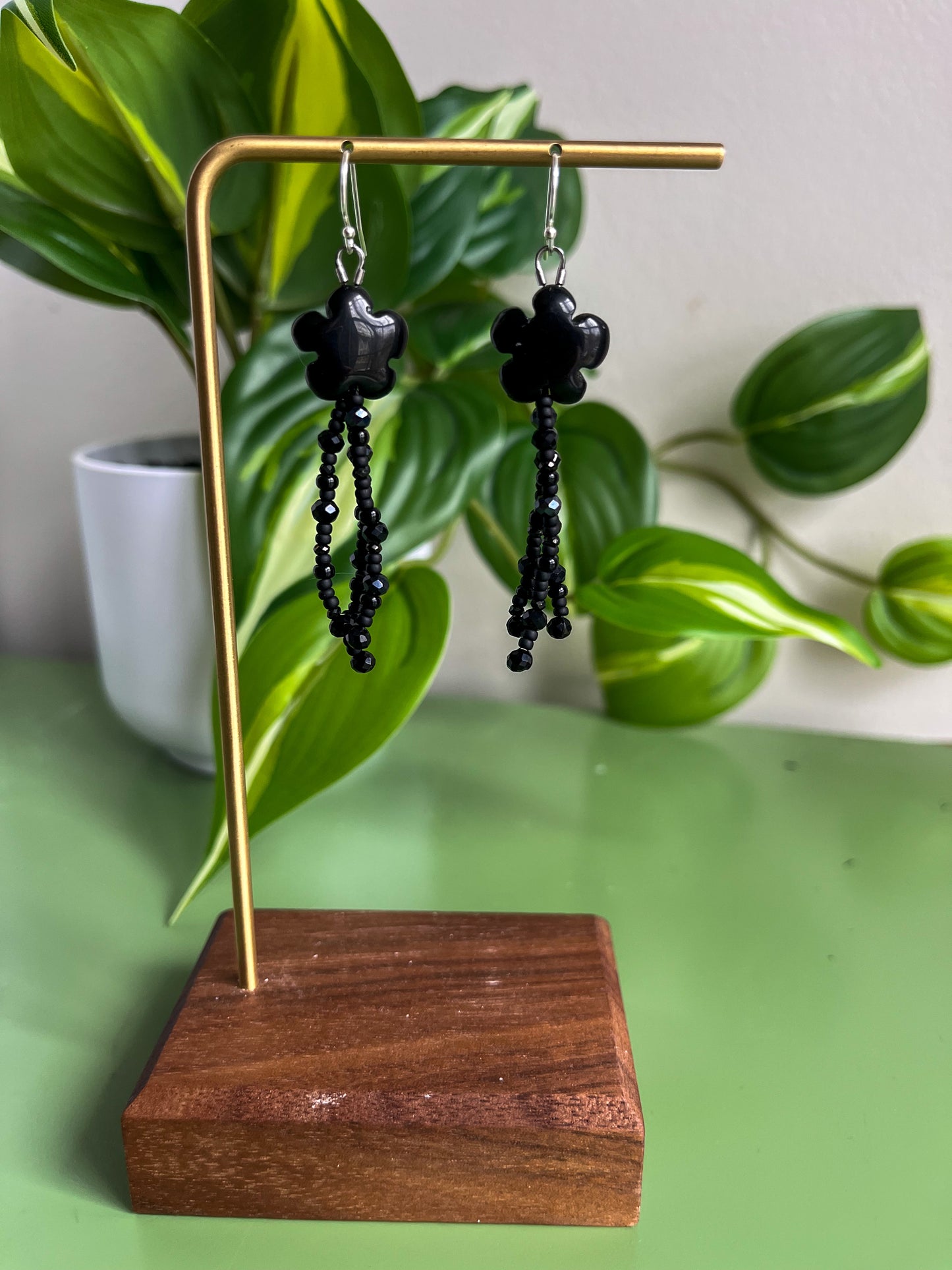 Black Flower Fringe