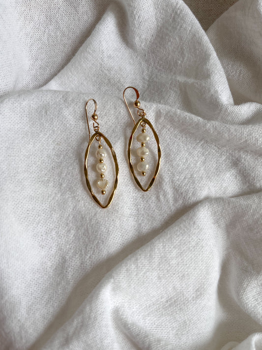Oval Pearl Drops