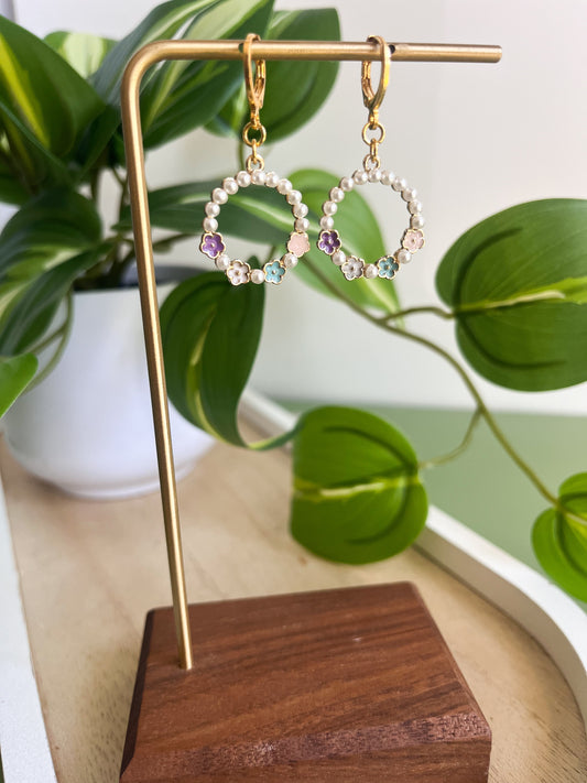 Pearl Flower Charm